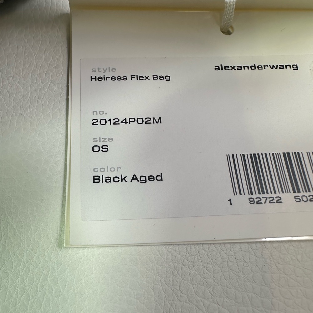 NEW Alexander Wang Heiress Flex Bag in Black Aged Crystal - Picture 10 of 12